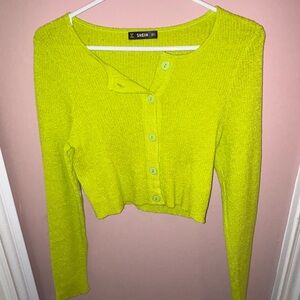 Green Cardigan